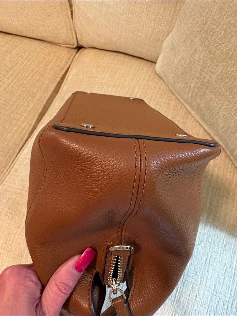 kate spade New York Brown Leather Tote Bag